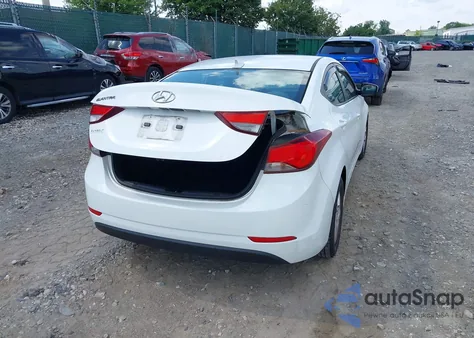 2014 Hyundai Elantra Se from USA, damaged, VIN 5NPDH4AE7EH525773